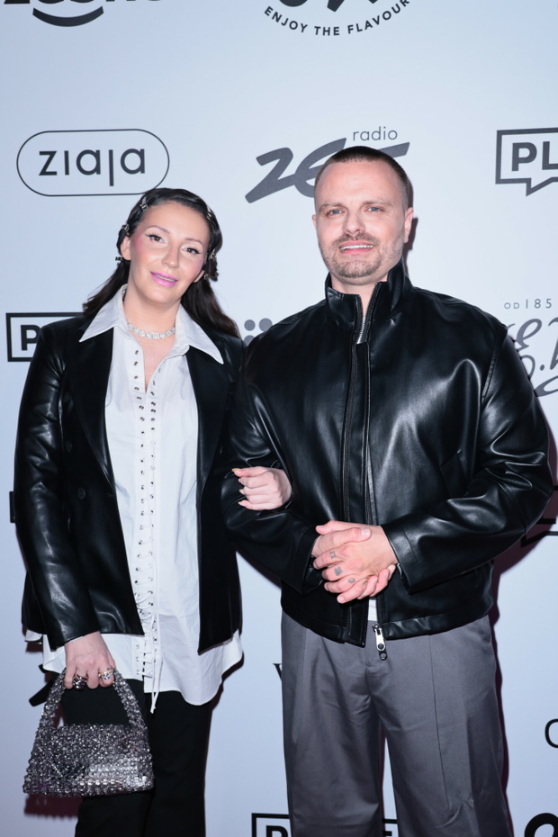 Marcin Hakiel z Dominiką na rozdaniu nagród Jupitery Roku