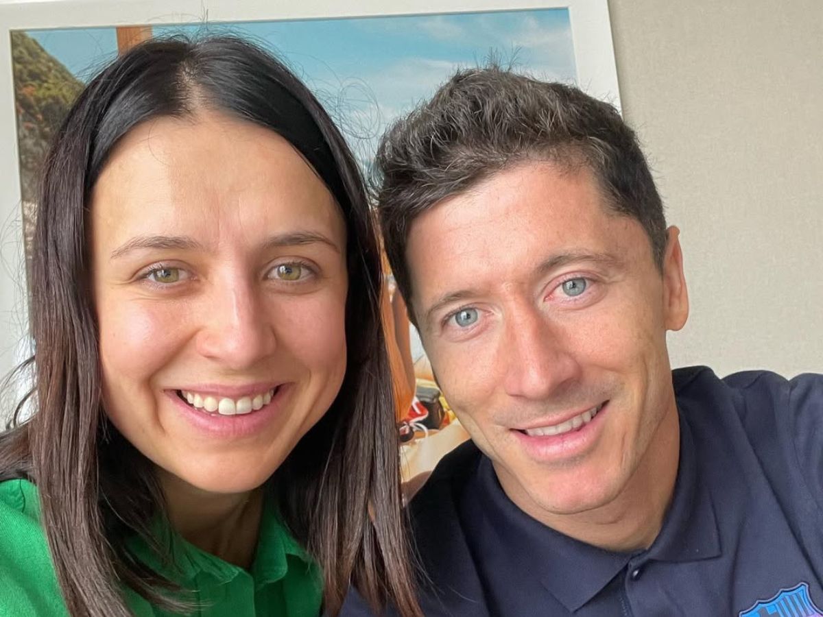 Milena Lewandowska i Robert Lewandowski