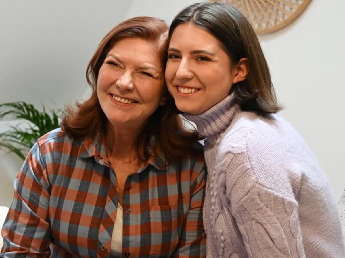 Katarzyna Dowbor z córką