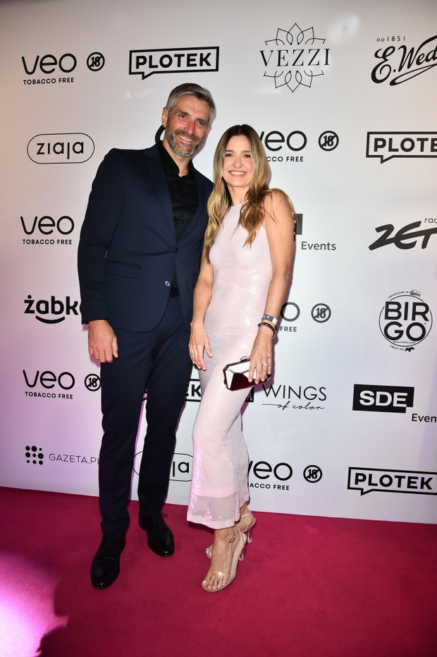 Maciej Dowbor i Joanna Koroniewska na gali rozdania nagród