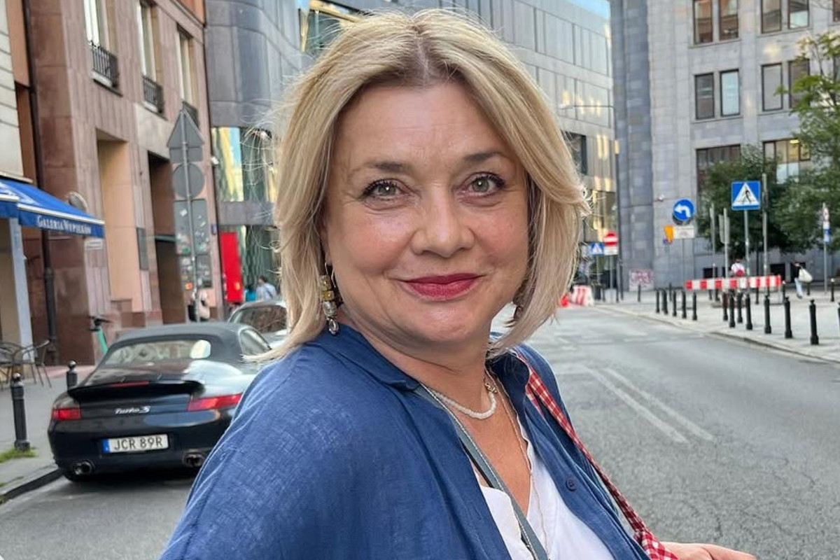 Małgorzata Ostrowska spędza czas z wnukami