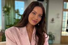 Edyta Zając w stylizacji idealnej na komunię. Podobną spódnicę kupisz w Sinsay za 30 złotych