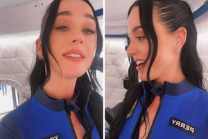 Katy Perry wróciła z kosmosu