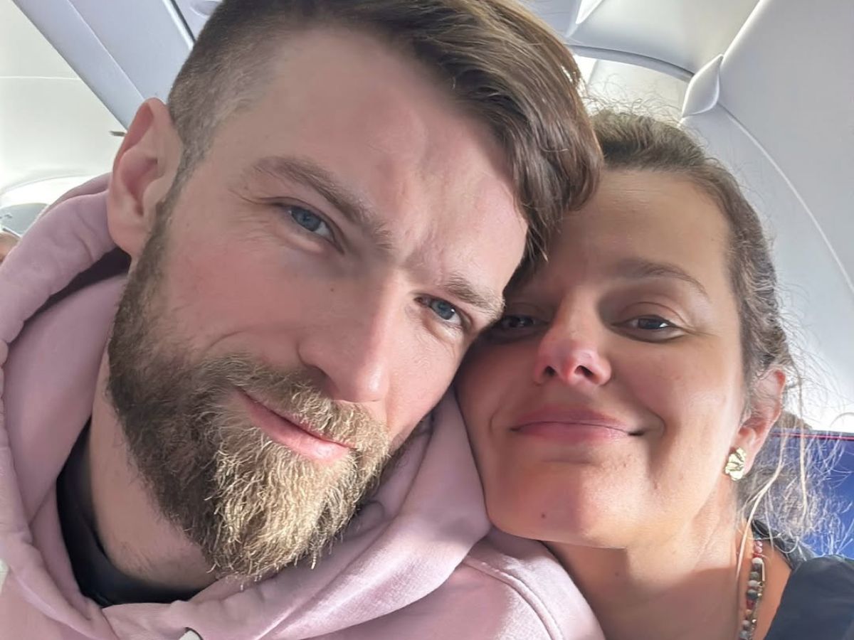 Zofia Zborowska i Andrzej Wrona świętują