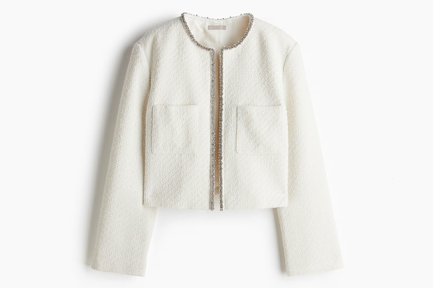 Tweedowy żakiet z H&amp;M za 239,99 złotych
