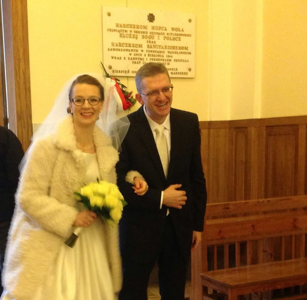 Grzegorz Branun z żoną