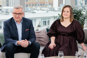 Artur Andrus wspiera Joannę Kołaczkowską