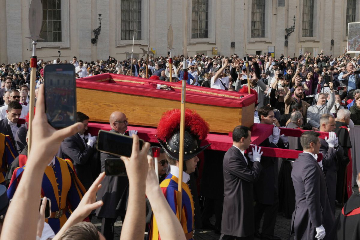 Papież Franciszek ostatnie pożegnanie