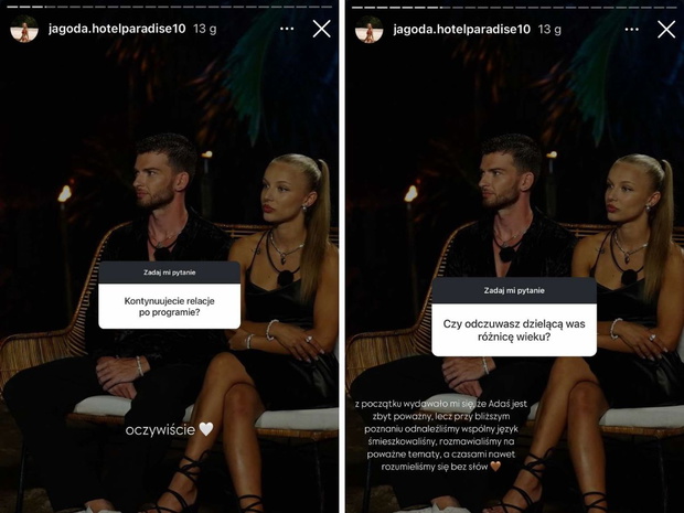Jadzia z Hotelu Paradise o relacji z Adamem