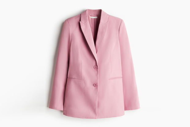 Różowa marynarka z H&amp;M za 209,99 złotych