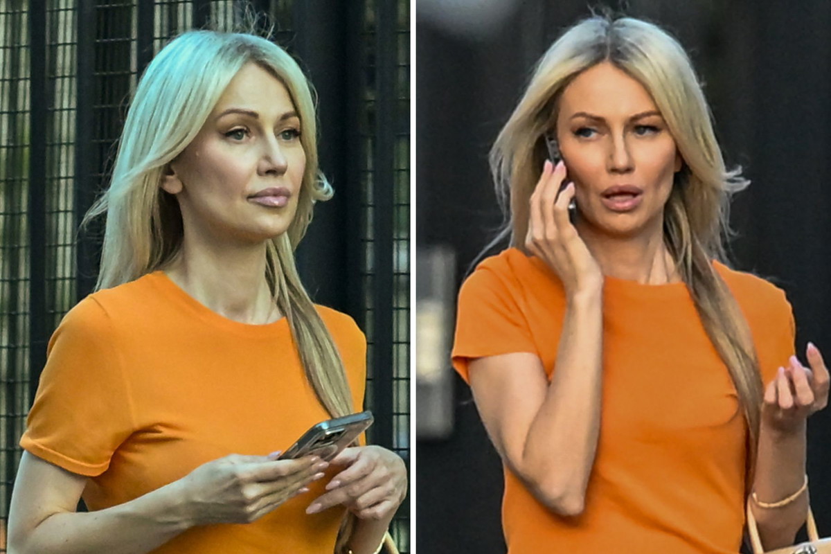 Magdalena Ogórek z hitową torebką