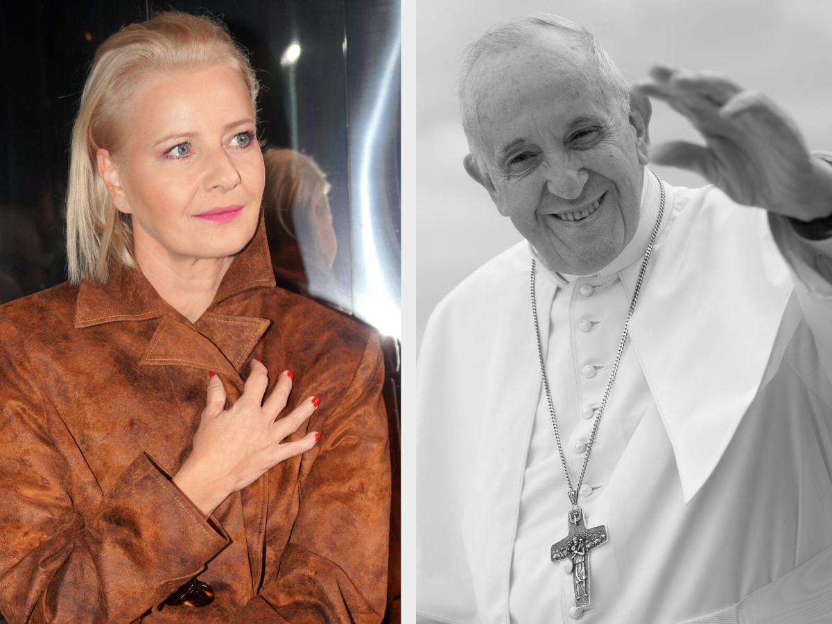 Małgorzata Kożuchowska pokazała zdjęcie z papieżem Franciszkiem. Wszyscy patrzą tylko na jedno