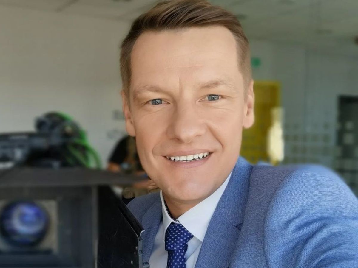 Marcin Mroczek dziękuje ekipie M jak miłość