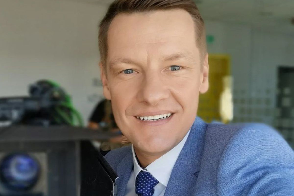 Marcin Mroczek dziękuje ekipie M jak miłość