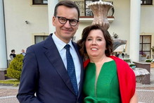 Mateusz Morawiecki z żoną na weselu