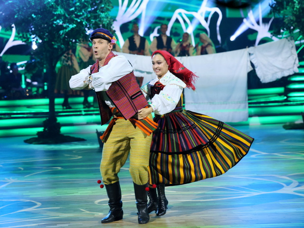 Taniec z Gwiazdami XVI edycja POLSAT - odc. 8. N/z: Tomasz Wolny, Daria Syta
