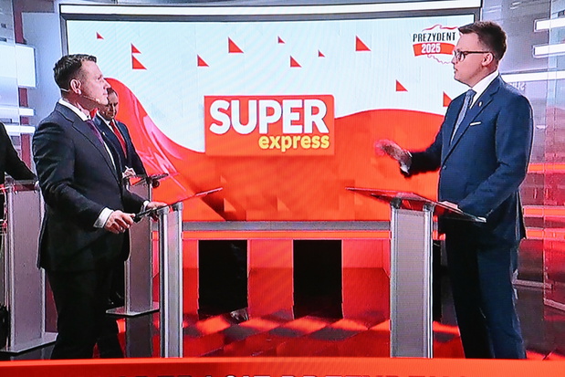 Szymon Hołownia debata prezydencka w Super Expressie