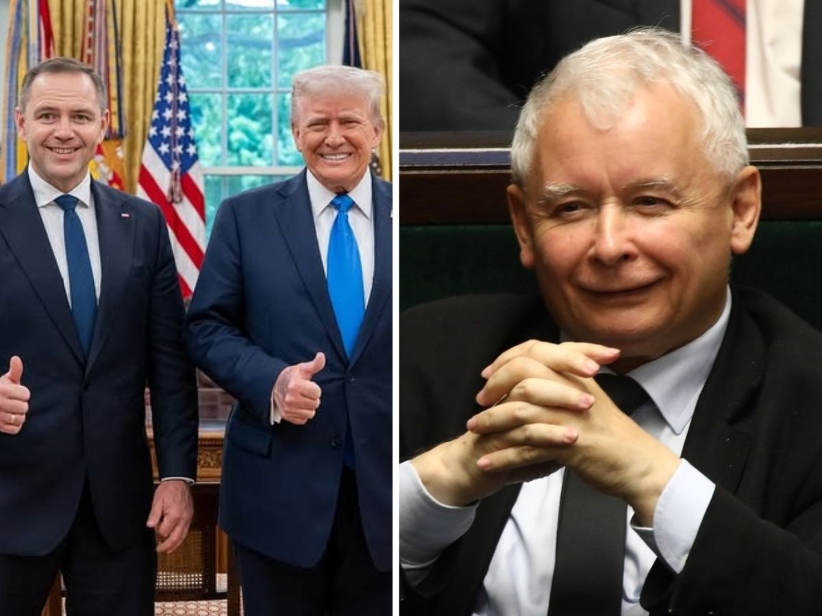 Karol Nawrocki u Donalda Trumpa. Jarosław Kaczyński skomentował to jednym zdaniem