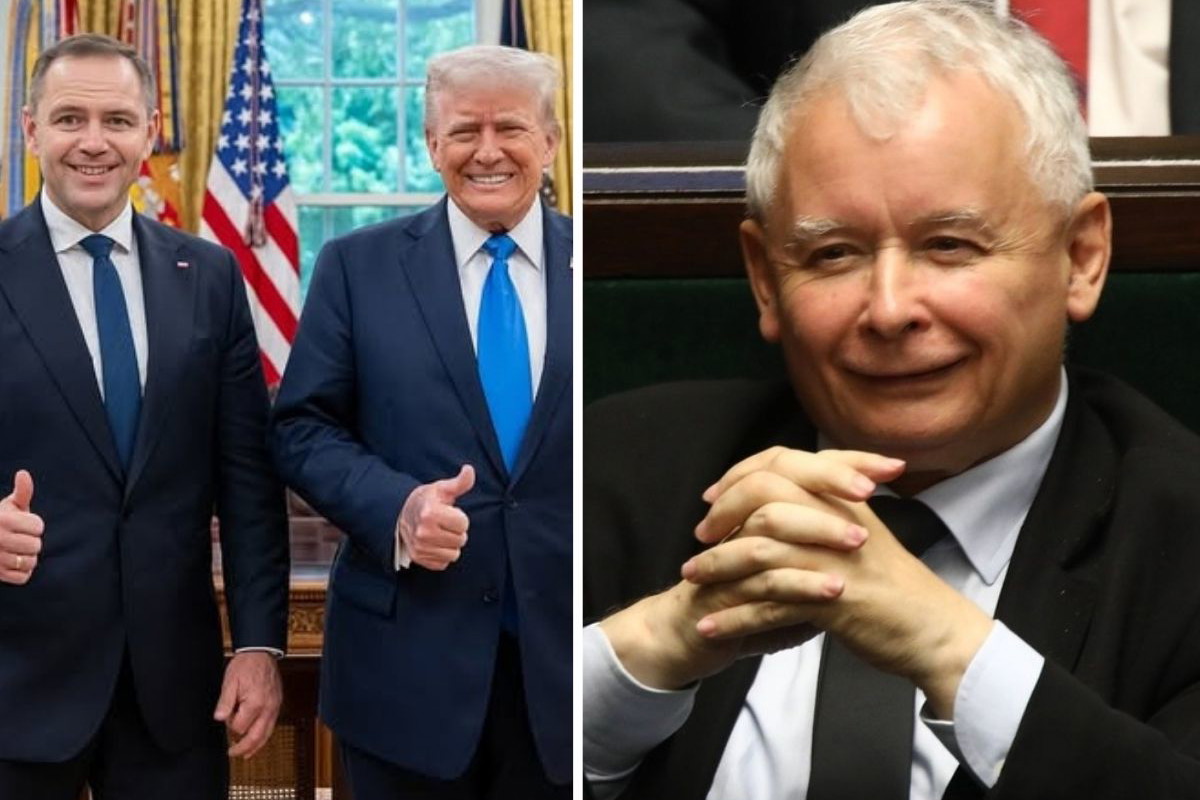 Karol Nawrocki u Donalda Trumpa. Jarosław Kaczyński skomentował to jednym zdaniem