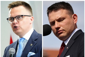 Szokujące zagranie Mentzena! Selfie z Hołownią podczas debaty