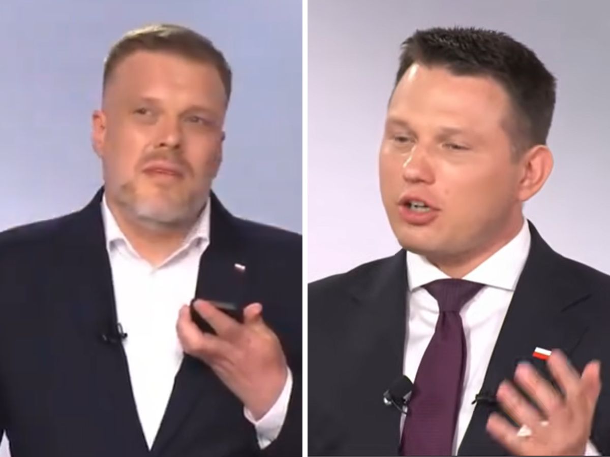 Podczas debaty Zandberg wyjął telefon i włączył nagranie z Mentzenem