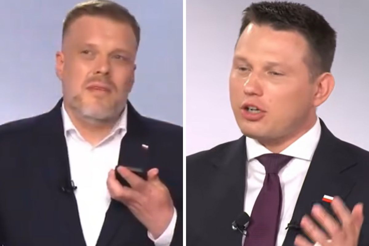 Podczas debaty Zandberg wyjął telefon i włączył nagranie z Mentzenem