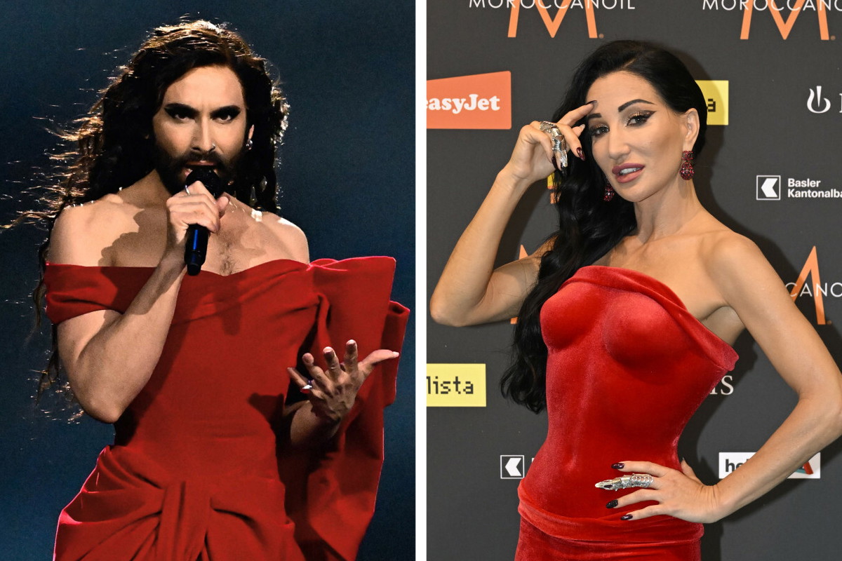 Conchita Wurst nie wytrzymała po tym, co zobaczyła u Justyny Steczkowskiej! Nagłe wsparcie przed Eurowizją 2025 fot: Tobias SCHWARZ / AFP