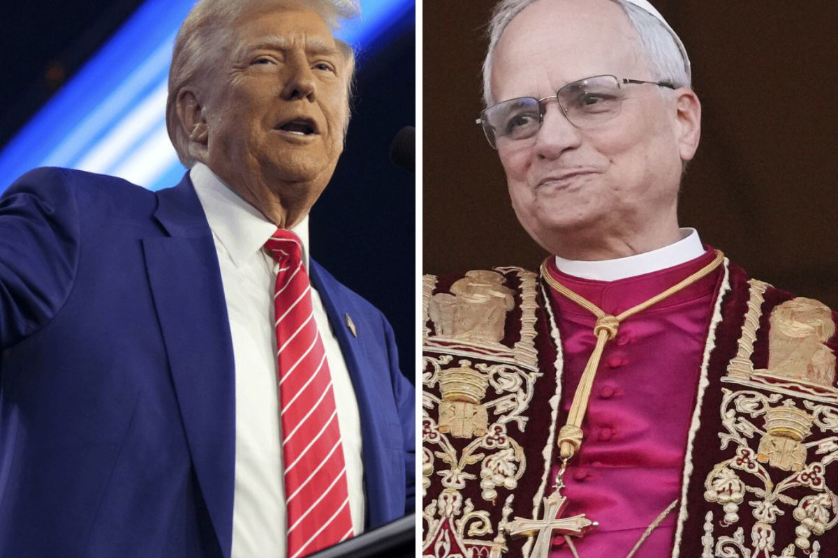 Donald Trump o papieżu Leonie