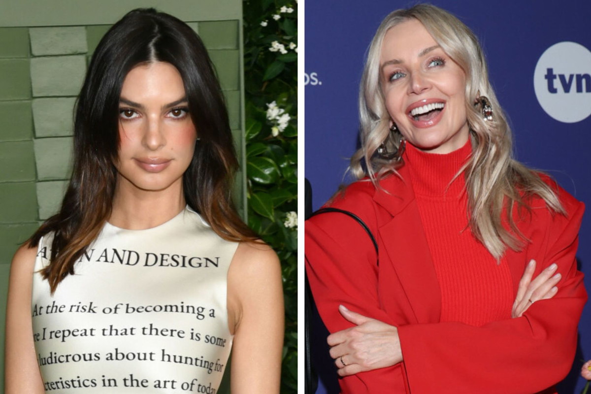 Agnieszka Woźniak-Starak i Emily Ratajkowski w kowbojkach