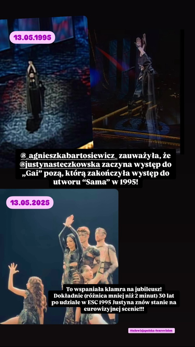 Występ Justyny Steczkowskiej na Eurowizji 2025. Nie do wiary, co dostrzegli widzowie(1) - frame at 0m1s