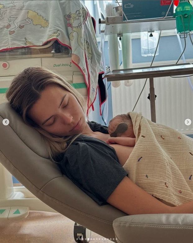 Sandra Kubicka z synkiem