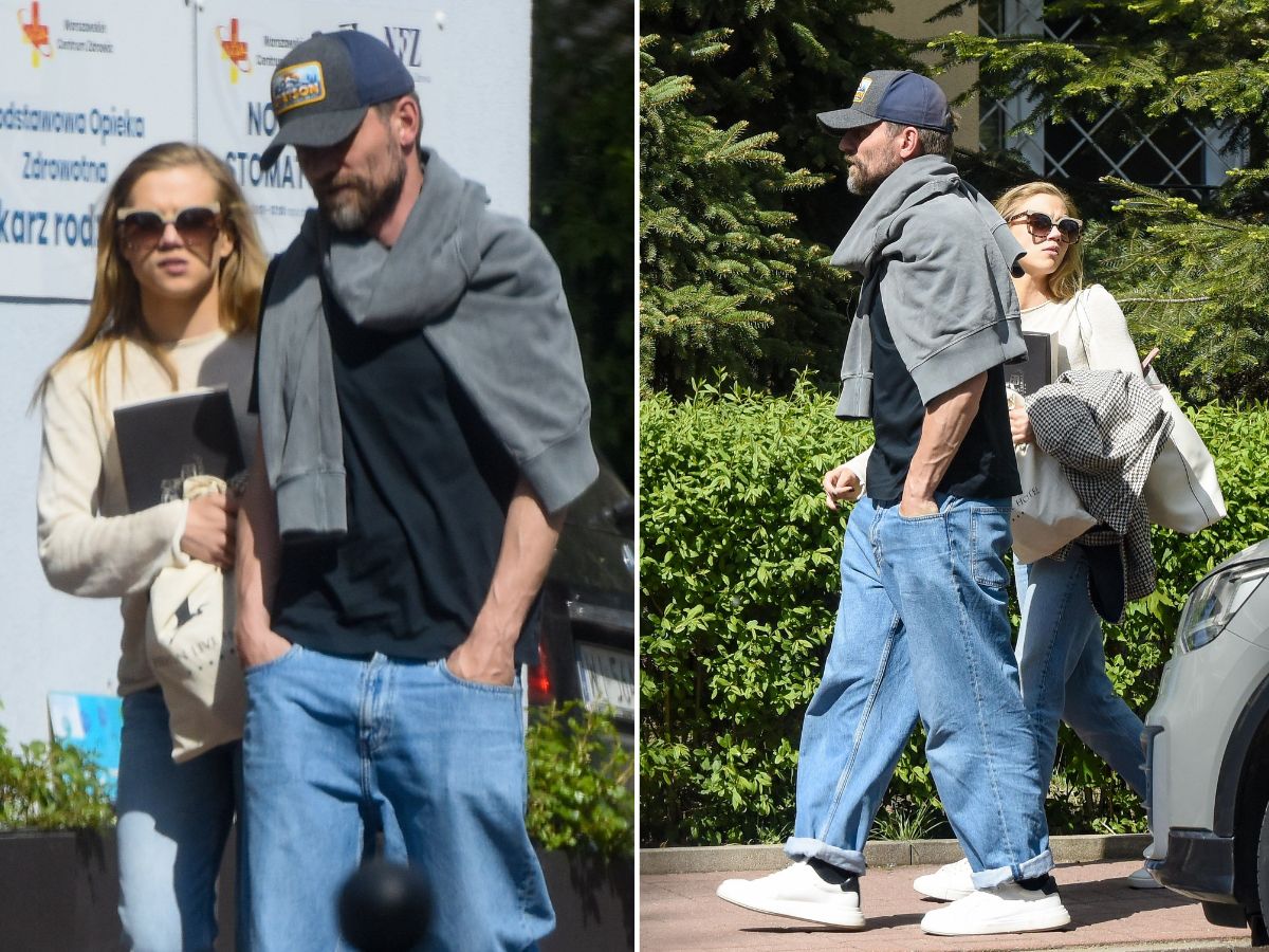 Agnieszka Kaczorowska i Marcin Rogacewicz przyłapani przez paparazzi