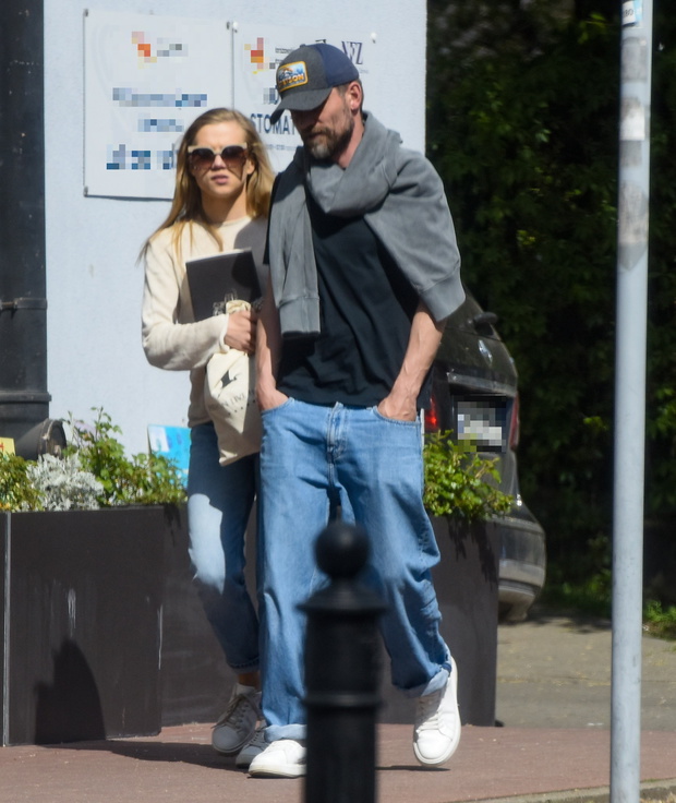 Agnieszka Kaczorowska i Marcin Rogacewicz przyłapani przez paparazzi