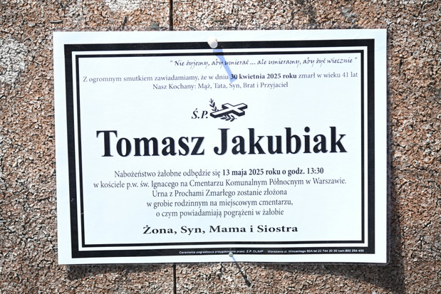 Pogrzeb Tomasza Jakubiaka