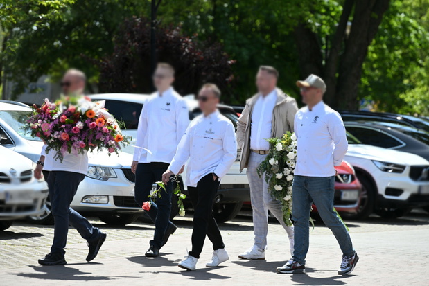Wzruszający hołd kucharzy na pogrzebie Tomasza Jakubiaka