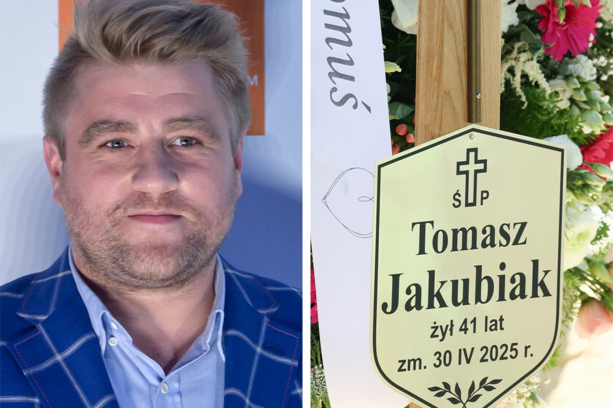 Grób Tomasza Jakubiaka tonie w kwiatach. Złożono w nim również wyjątkowe przedmioty