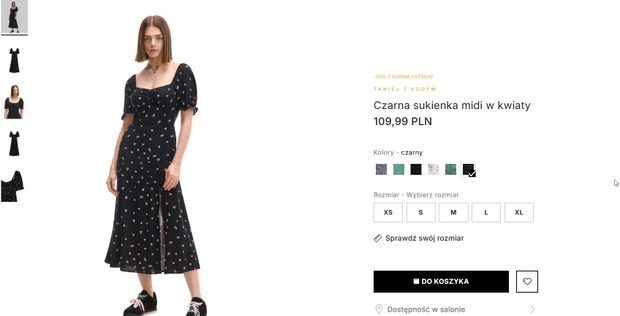 Sukienka Cropp