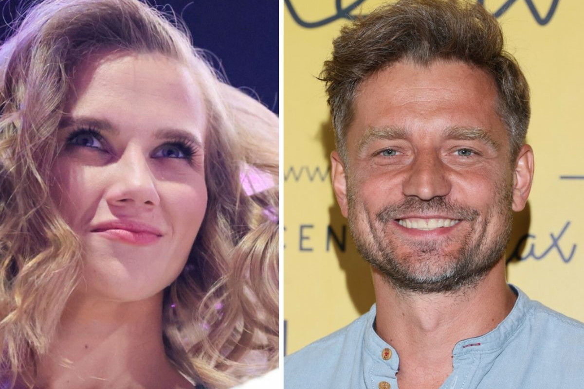 Agnieszka Kaczorowska i Marcin Rogacewicz przyłapani pod agencją nieruchomości