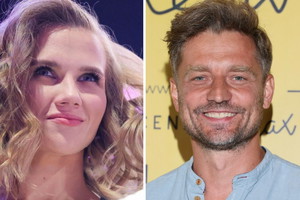 Agnieszka Kaczorowska i Marcin Rogacewicz przyłapani pod agencją nieruchomości