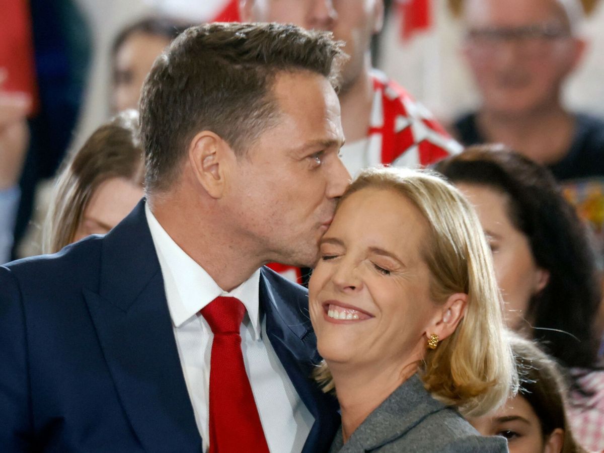 Tak żony Trzaskowskiego i Nawrockiego wspierały ich podczas wyników