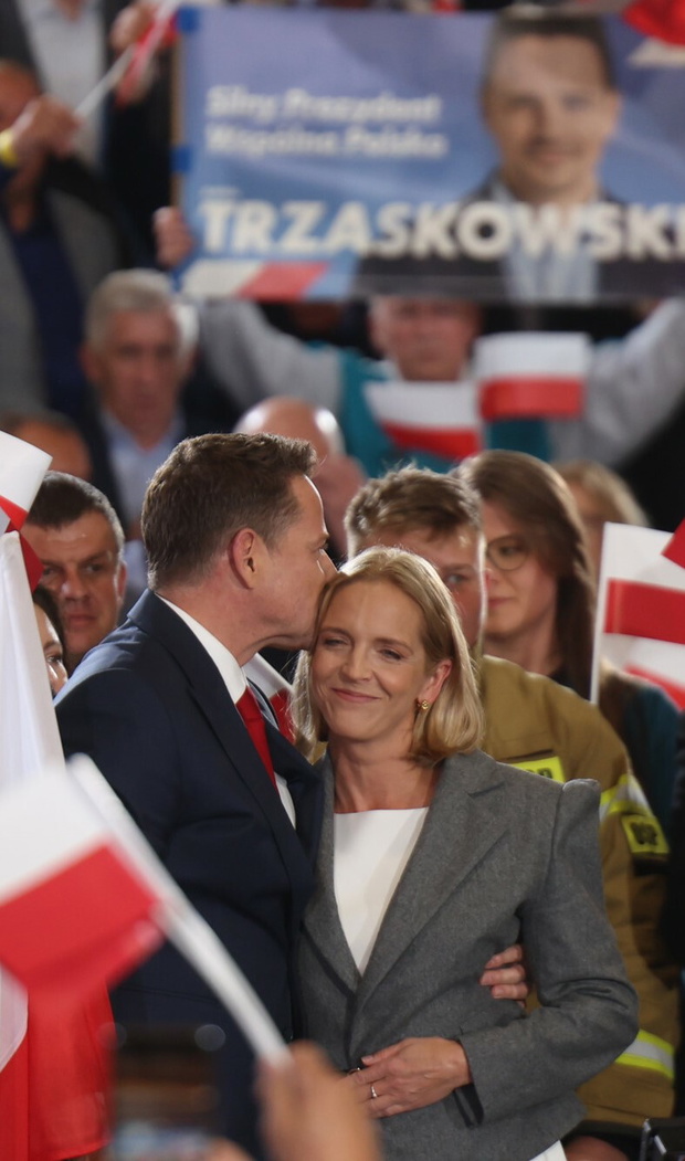 Trzaskowski z żoną