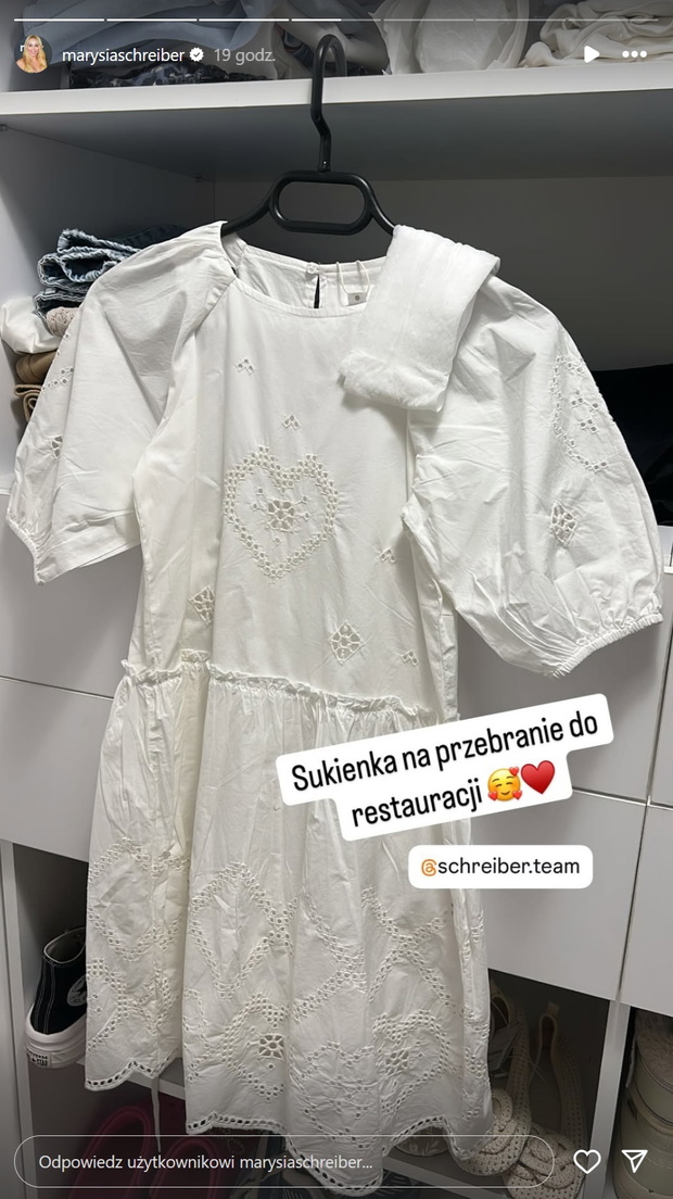 Marianna Schreiber o komunii córki