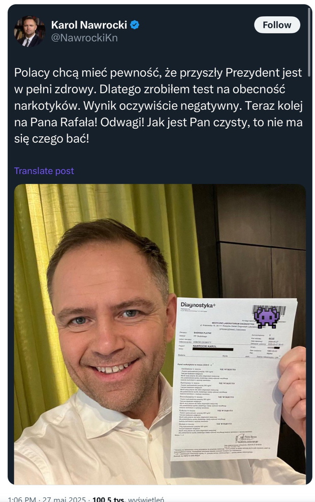 Karol Nawrocki wpadka