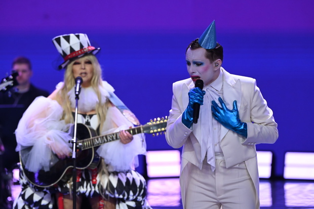 Ralph Kaminski i Maryla Rodowicz podczas Polsat Hit Festiwal