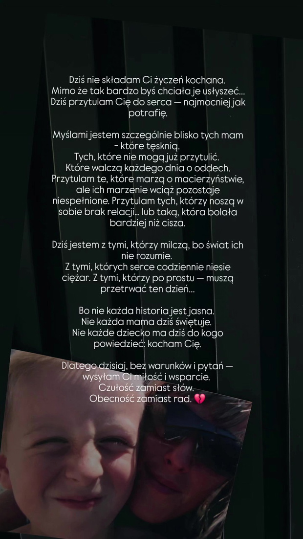Poruszający wpis Sylwii Peretti z okazji Dnia Matki