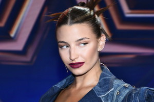 Julia Wieniawa w dżinsowym total look