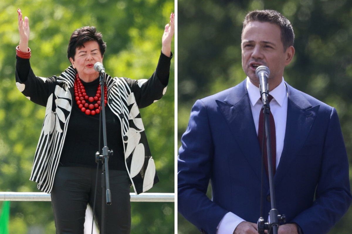 Joanna Senyszyn zrobiła to na marszu Rafała Trzaskowskiego
