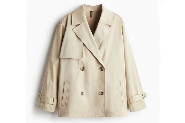 Krótki trencz w stylu Agnieszki Hyży z H&M za 209,99 złotych