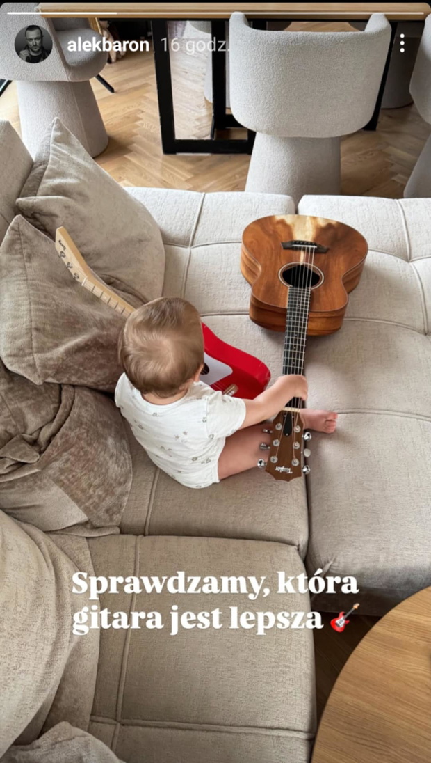 Baron pochwalił się zdjęciem syna, ale uwagę zwraca jeden szczegół