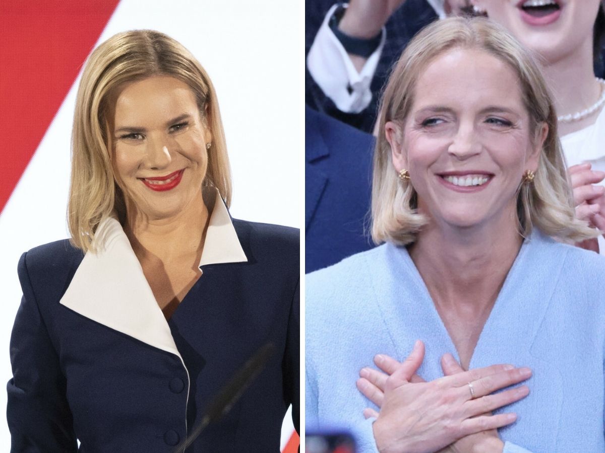 Tak Nawrocka i Trzaskowska zaprezentowały się podczas wieczoru wyborczego